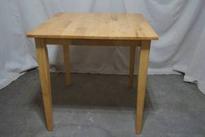 small wood table