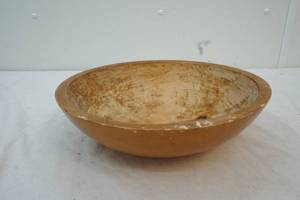 vintage Munising wooden Scandanavian bread bowl