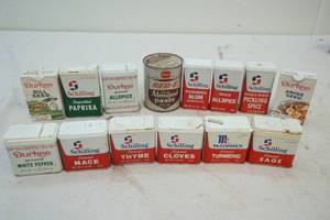 antique spice containers