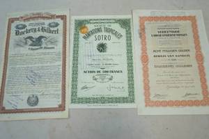 vintage foreign certificates of mortgage