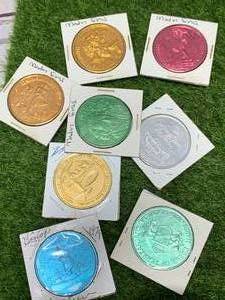 lot 61 image: Large Lot of Tokens