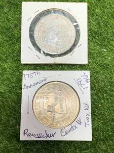 lot 62 image: Union Pacific & Troy NY Token Coins