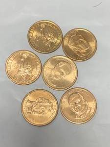 lot 68 image: Lot of 6 US $1.00 Coins