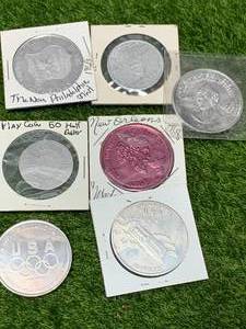 lot 69 image: Variety of Tokens & Coins