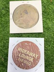 lot 90 image: Lot of 2 Vintage Tokens