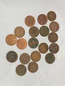 lot 97 image: Lot of 10 Indian Head Pennies