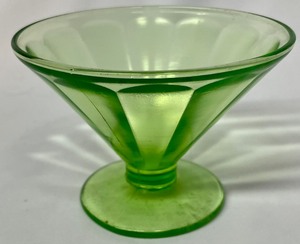 Vintage Green Depression Glassware Grouping