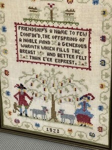 1922 Framed Sampler