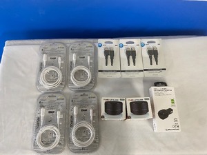 ASSORTED ITEMS SPEAKERS PHONE CHARGER AND CORDS