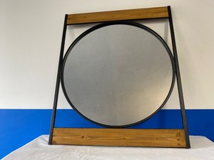 DECORATIVE MIRROR WITH WOOD