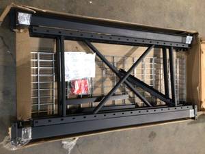 Husky Black 3-Tier Heavy Duty Steel Garage Storage Shelving (65 in. W x 54 in. H x 24 in. D) open box review all pictures