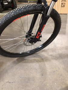 Orange Mountain Bike (wheel has issues bent) review all pictures