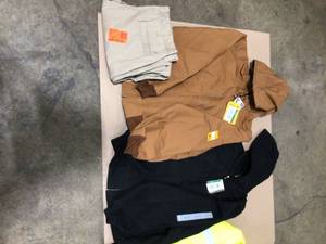 Mix Lot of Outdoor Carhartt Jackets and One pair of Pants (good condition) review all pictures