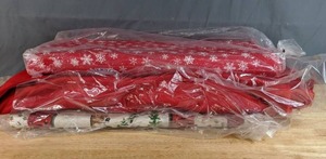 lot 135 image: Collection of Red Christmas Themed Fabric Bolts - Z