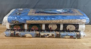 lot 141 image: Assorted Fabric Collection America the Beautiful, Country Star, Log Cabin Snowman - Z