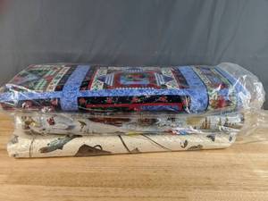 lot 142 image: Collection of Camping, Wildlife and Fishing Themed Fabric Bolts - Z