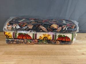 lot 23 image: Collection of FallAutumn Themed Bolts of Fabric - Z