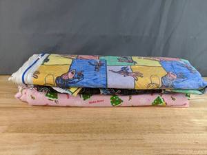 lot 98 image: Spider-Man, Betty Boop, and Hello Kitty Fabric Bolts - Z