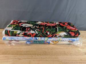 lot 83 image: Collection of Flamingo and Sealife Themed Fabric - Z