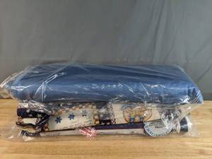 lot 99 image: Collection of Blue Christmas Themed Fabric Bolts - Z