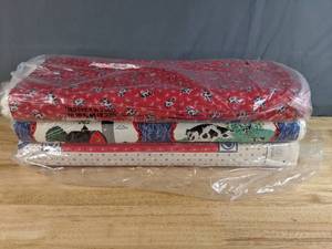 lot 55 image: Collection of Cow Themed Bolts of Fabric - Z
