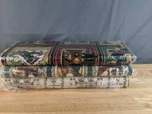 lot 78 image: Collection of Christmas Themed Bolts of Fabric - Z