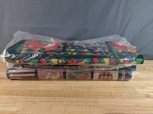 lot 61 image: Collection of Angel Bears, Snowmen and Cheater Quilt Themed Bolts of Fabric - Z