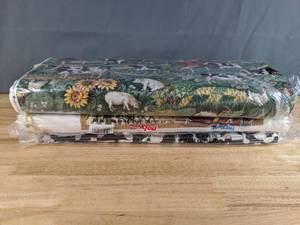 lot 43 image: Collection of Cow Themed Bolts of Fabric - Z