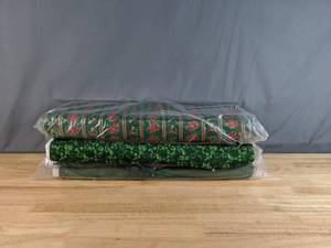 lot 44 image: Collection of Winter Berry and Solid Print Themed Bolts of Fabric - Z
