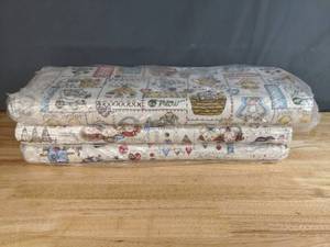 lot 17 image: Collection of 2 Little Boy & Girl Character and 1 Cat Themed Bolts of Fabric - Z