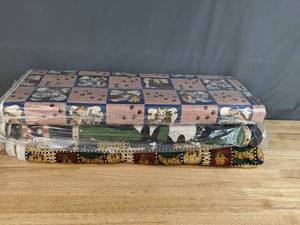 lot 20 image: Collection of 3 Kittens, Bunnies and Friendly Felines Themed Bolts of Fabric - Z