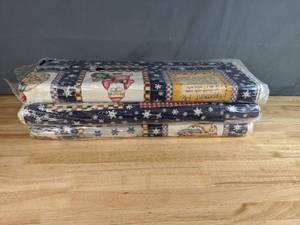 lot 11 image: Collection of 3 Christmas Themed Bolts of Fabric - Z