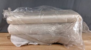 lot 209 image: Three Bolts of Solid Color Fabric (WhiteCream) - Z