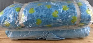 lot 550 image: Two Bolts of Sky Blue & Rubber Duckie Fleece Fabric - Z