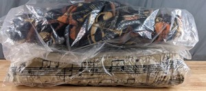 lot 184 image: Two Bolts of Music Themed Fleece Fabric - Z