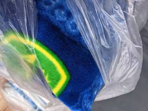 lot 518 image: Two Bolts of Fleece - John Deere and Butterly Prints