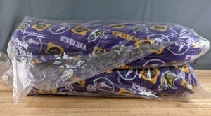 lot 535 image: Two Bolts of Minnesota Vikings Fleece Fabric - Z