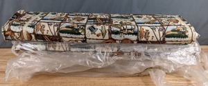 lot 504 image: Three Bolts of Fabric ( 2-Outdoors Prints, 1-Solid Off White) - Z