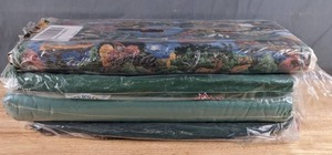 lot 502 image: Four Bolts of Coordinating Fabrics (1- Outdoors Print, 3- Solid Greens) - Z