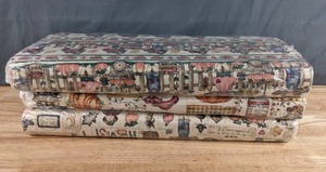 lot 485 image: Collection of 3 Pumpkin & Scarecrow Themed Fabric Bolts - Z