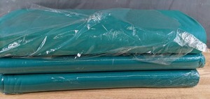 lot 447 image: Three Bolts of Solid Blue-Green Fabric - Z