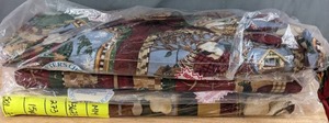 lot 165 image: Collection of Christmas Themed Bolts of Fabric - Z