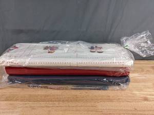 lot 240 image: Collection of Boy & Girl and Solid Red & Blue Themed Bolts of Fabric - Z