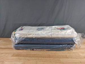 lot 248 image: Collection of Floral and Blue Themed Bolts of Fabric - Z