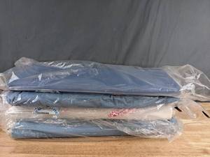 lot 254 image: Collection of Blue and White Themed Bolts of Fabric - Z