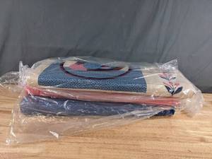 lot 236 image: Collection of Pink and Blue Themed Bolts of Fabric - Z