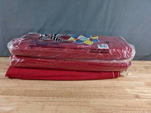 lot 235 image: Collection of Red Themed Bolts of Fabric - Z