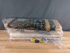 lot 244 image: Collection of Wild Animal and White Themed Bolts of Fabric - Z