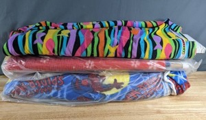 lot 306 image: Three Bolts of Fleece Fabric (Stripey Fish, Stripey Snowflakes, Spider-Man) - Z