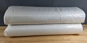 lot 313 image: Two Bolts of White Flannel Fabric - Z